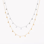 LOLA | Colar Tipo Chocker com Mini Triângulos em Aço Inoxidável