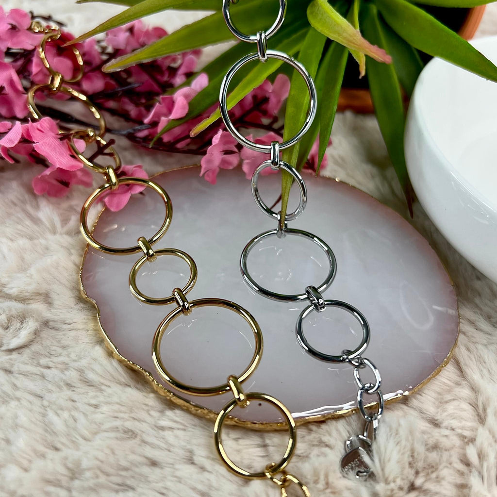 LUANA III | Pulseira Estilo Correnteem Aço Inoxidável