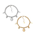 MADONNA | Pulseira com Pendentes em Aço Inoxidável