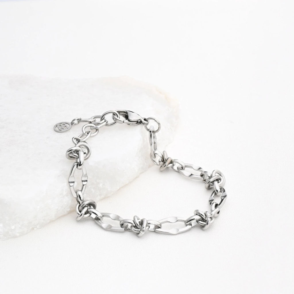 MANY | Pulseira em Aço Inoxidável com Entrelaçados