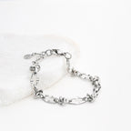 MANY | Pulseira em Aço Inoxidável com Entrelaçados