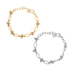 MANY | Pulseira em Aço Inoxidável com Entrelaçados