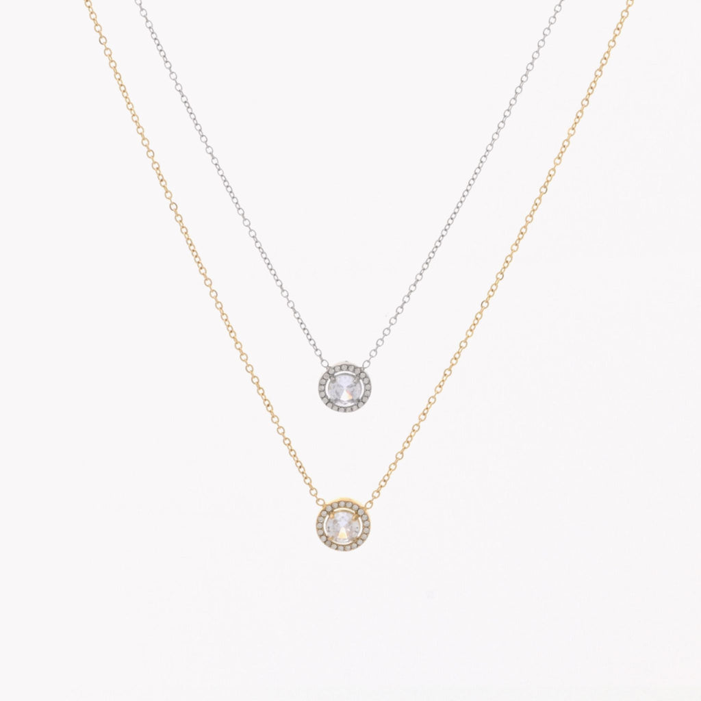 MARIANA | Colar Ponto de Luz com Pequenas Zircônias