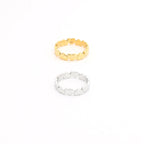 MINI HEARTS | Anel com Corações em Aço Inoxidável