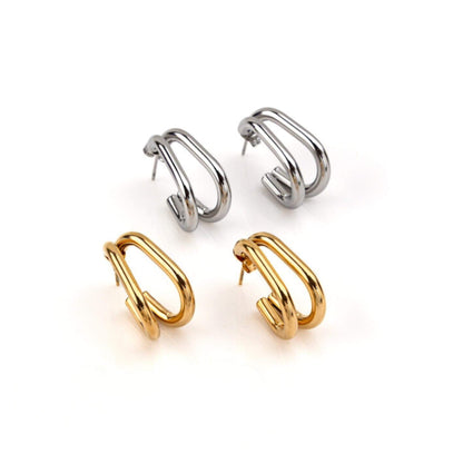 NANCY | Double Stainless Steel Rings