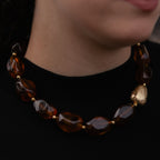 NANCY | Colar em Acrílico com Acessórios em Aço Inox