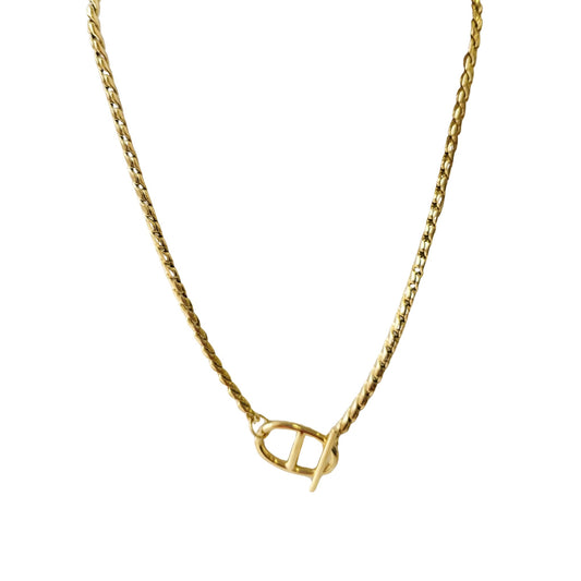 NANI | Corrente com Fecho Frontal em Aço Inoxidável