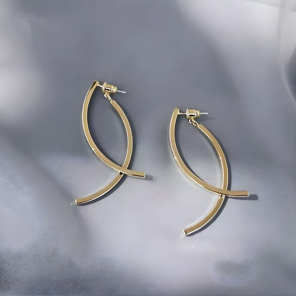 PAULA | Brincos Geométricos em Aço Inoxidável