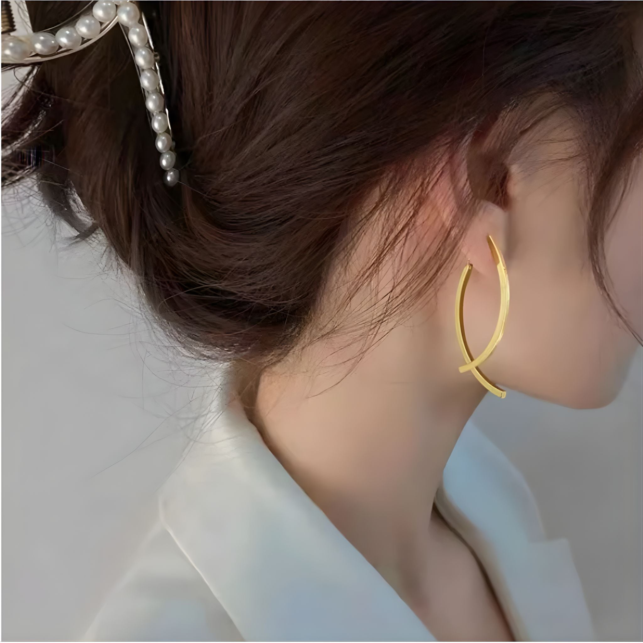 PAULA | Brincos Geométricos em Aço Inoxidável