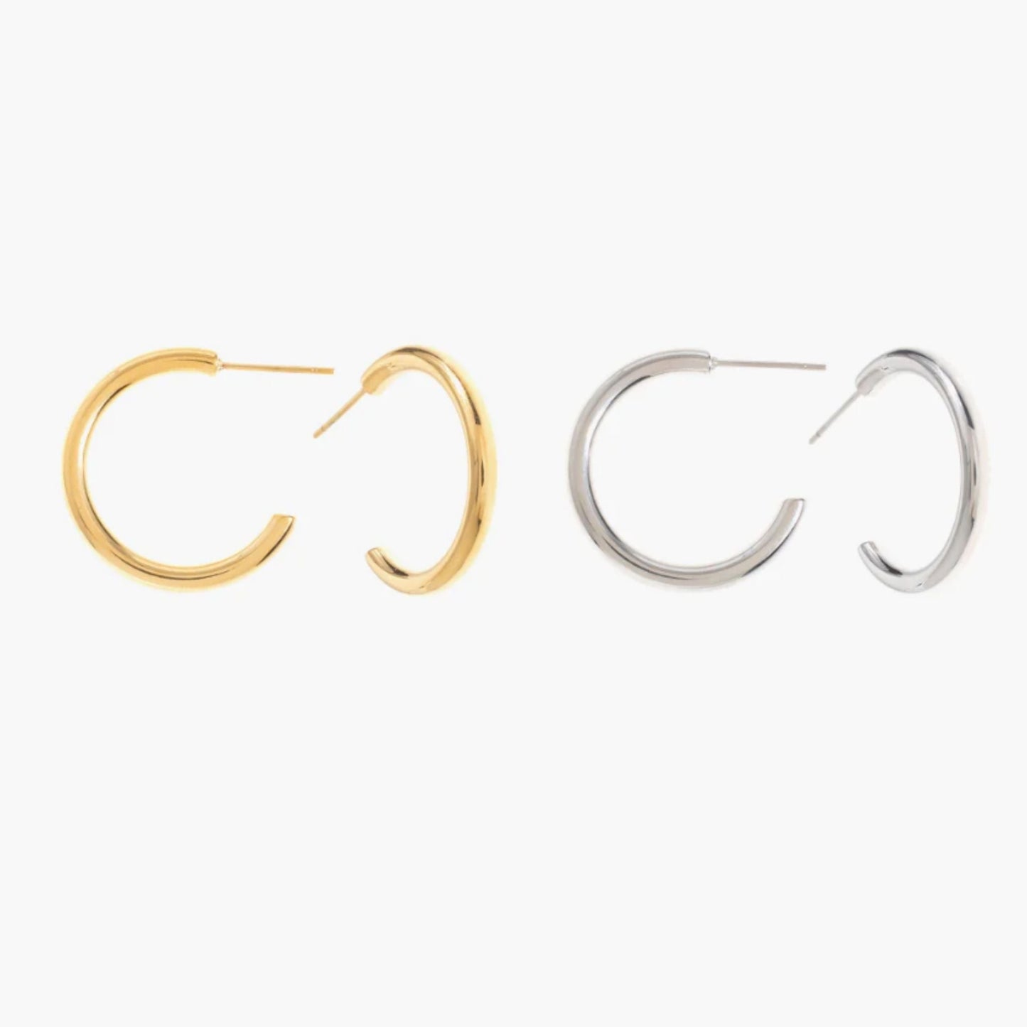 RENATA | Basic Stainless Steel Rings in Gold and Silver