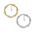 RIVIERA | Pulseira em Zircônias em Aço Inoxidável