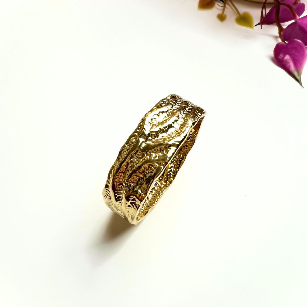 SLAVE | Pulseira Larga Tipo Escrava em Aço Inoxidável