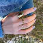 SOGNO | Anel Maxi em Aço Inoxidável Ajustável