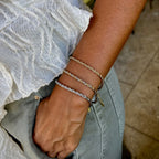 STELLA II | Pulseira em malha torcida de 3mm em Aço