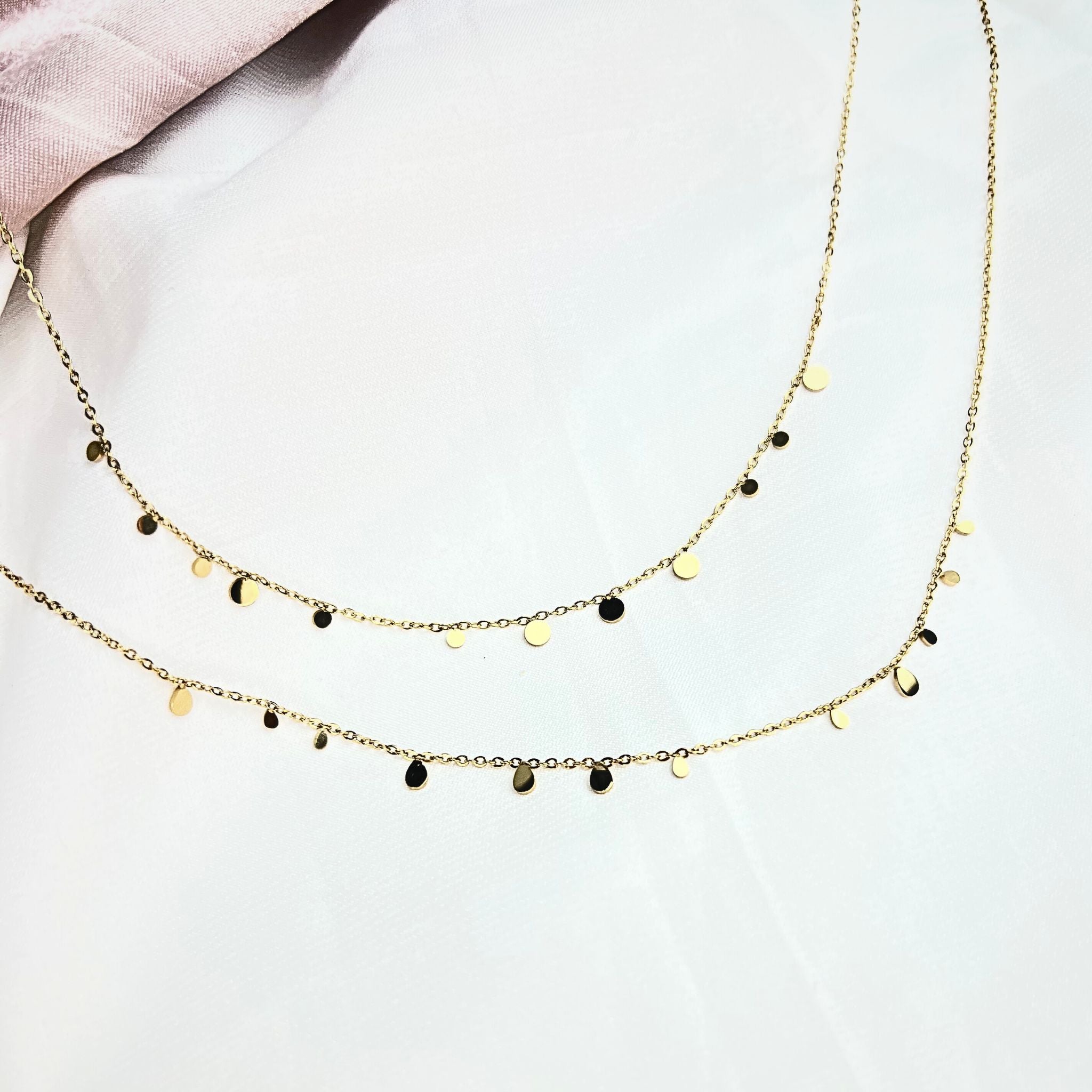 SWEETIE | Colar Tipo Choker com Mini Pendentes em Aço Inoxidável