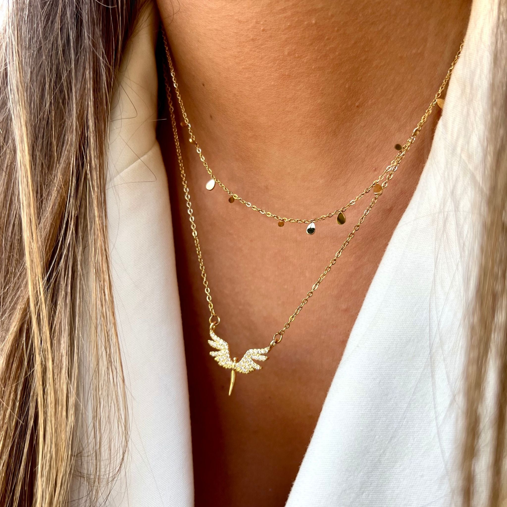 SWEETIE | Colar Tipo Choker com Mini Pendentes em Aço Inoxidável