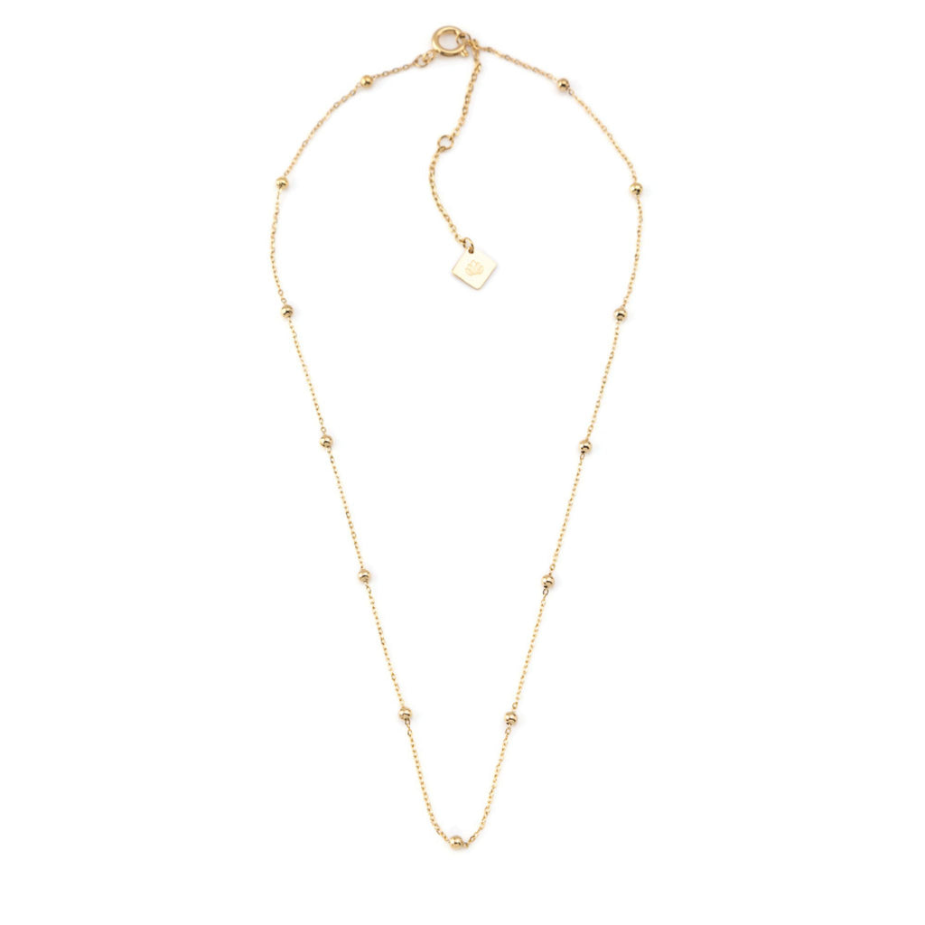 TIE II | Colar Básico com Nós em Aço Inoxidável