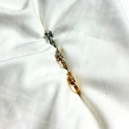 TIE III | Anel Efeito Duplo com Nó em Aço Inoxidável Ajustável