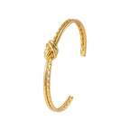 TIE III | Escrava Efeito Duplo com Nó em Aço Inoxidável