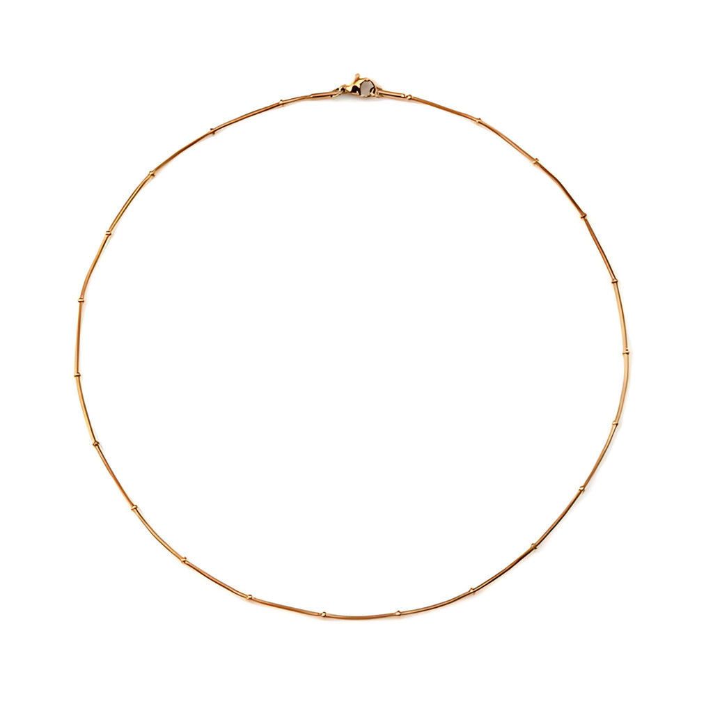 TIE I | Colar básico com nós em Aço Inoxidável