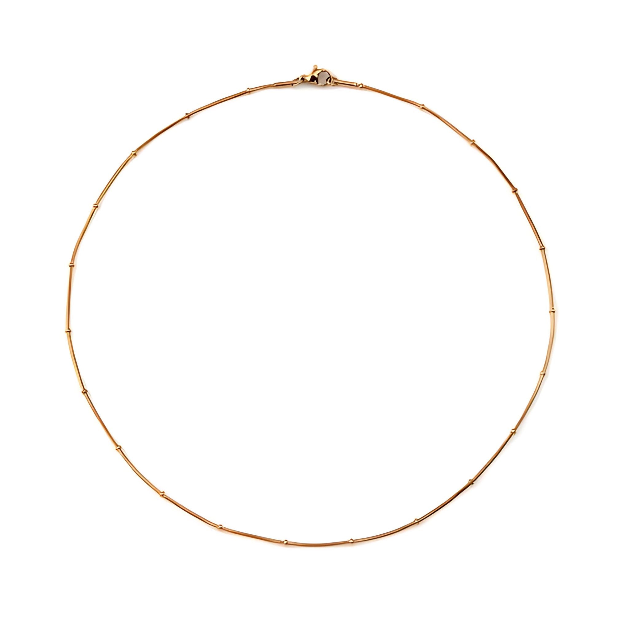 TIE I | Colar básico com nós em Aço Inoxidável