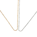 TIE I | Colar básico com nós em Aço Inoxidável