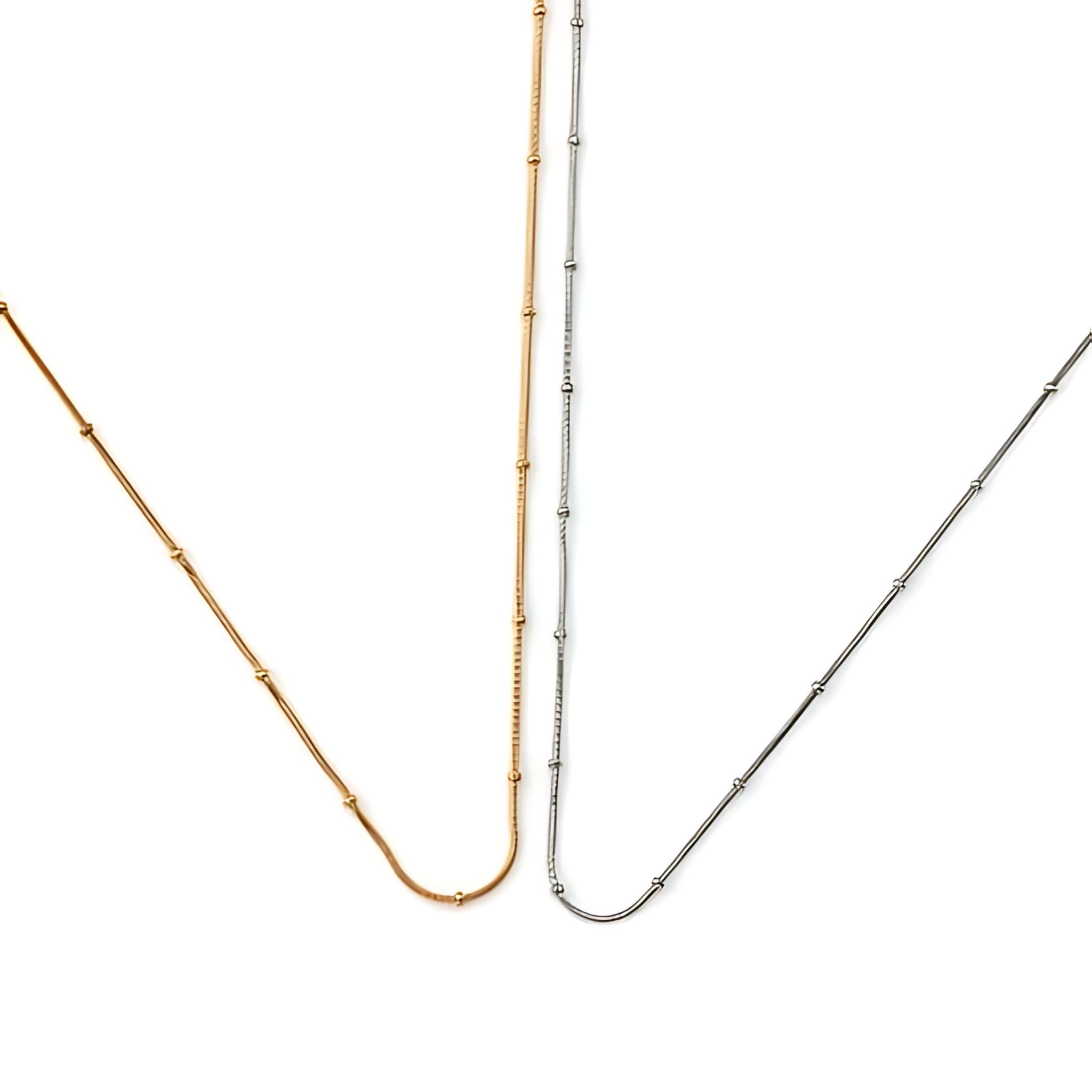 TIE I | Colar básico com nós em Aço Inoxidável