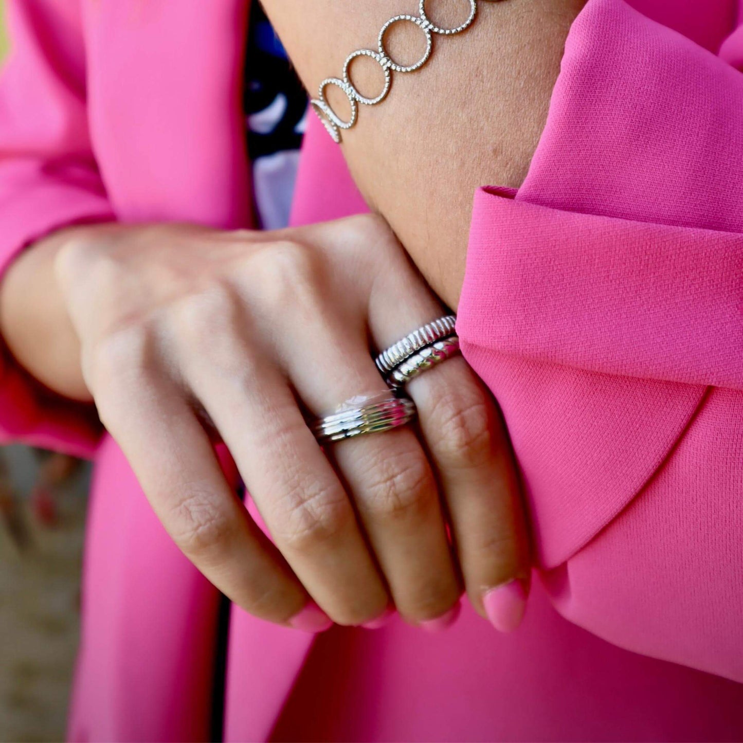 TRILOGY | Set of Three Stainless Steel Rings