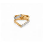 VENICE | Anel Duplo em Aço Inox com Zircônias Brancas