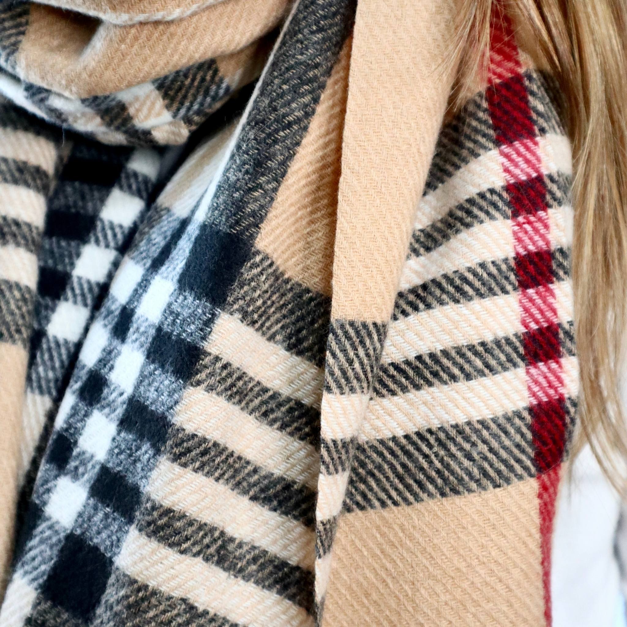 Cachecol em Xadrez | Várias Cores