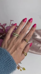 ALIAH | Anel em Aço Inoxidável