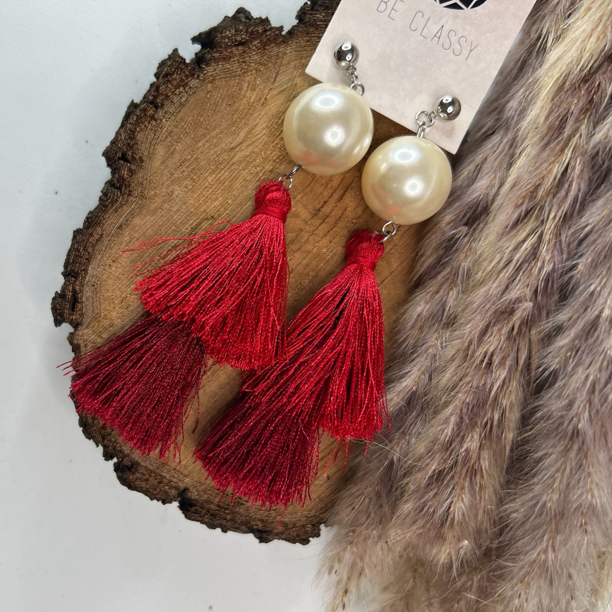 Brinco maxi frufru (várias cores)