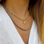 STELLA I | Colar em malha torcida de 5mm em Aço