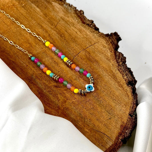 necklace multicolored beads