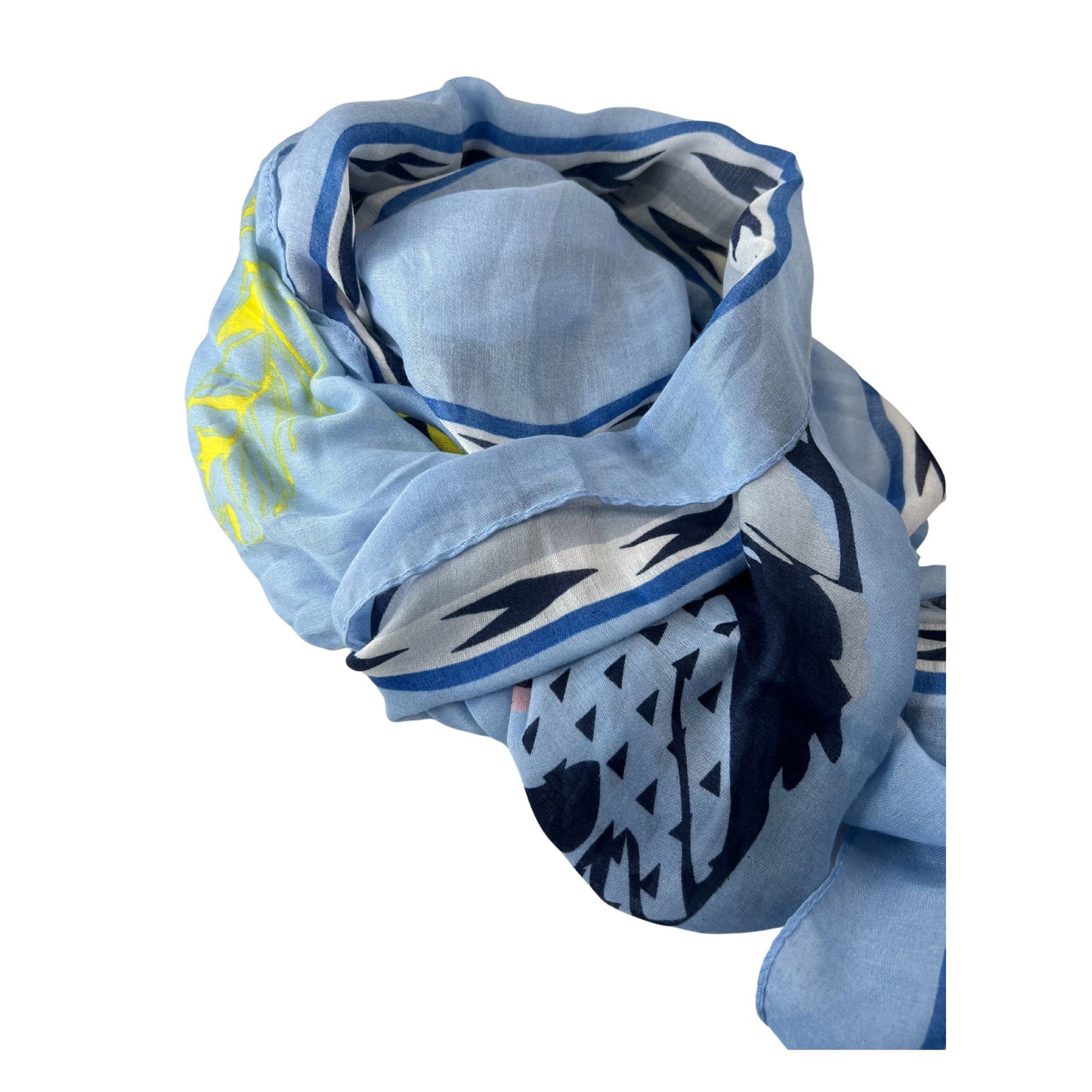 bufanda azul