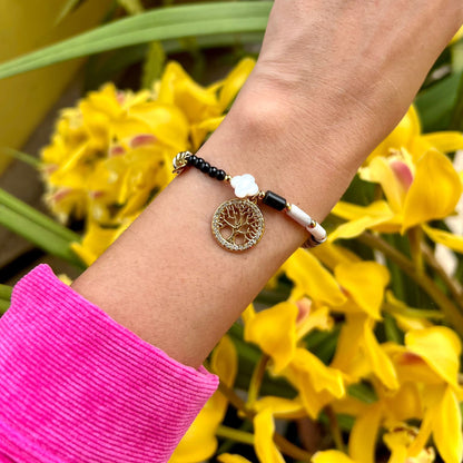 tree of life beads bracelets | Steel