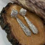 Brincos de festa com zircónias