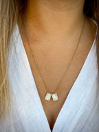 ESMERALDA I | Colar tipo Escapulário em Aço Inoxidável